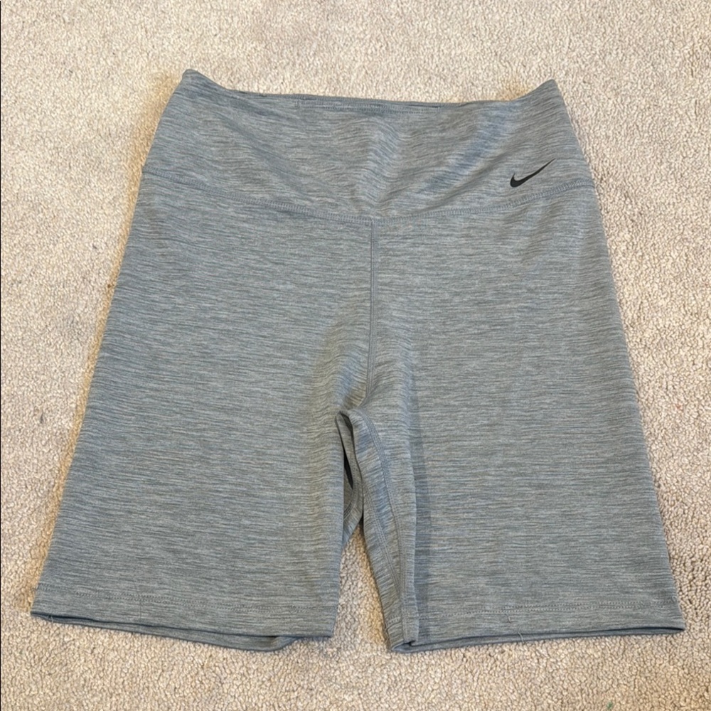 Nike Women's Heather Gray Bike Shorts